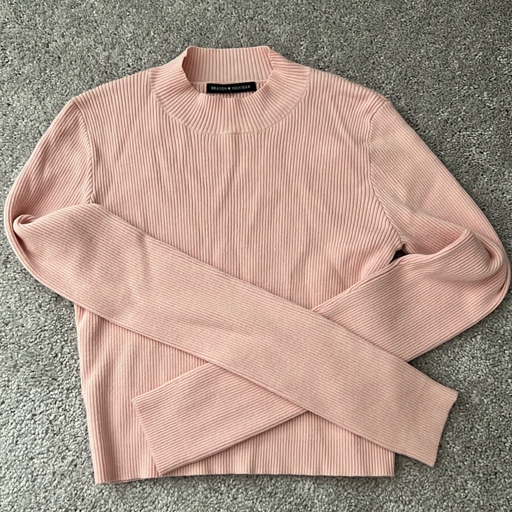 Brandy Melville Pink Long Sleeve